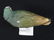 NYMPHENBURG PORCELAIN DECORATED GREEN PARROT. HEIGHT - 3