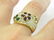 YELLOW GOLD (TESTS 14K) DIAMOND AND GEM SET RING WITH - 2