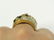 YELLOW GOLD (TESTS 14K) DIAMOND AND GEM SET RING WITH - 3