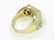 YELLOW GOLD (TESTS 14K) DIAMOND AND GEM SET RING WITH - 4