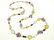 750 YELLOW GOLD AND RAINBOW SEMI-PRECIOUS STONE