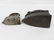 LOT (2) ANTIQUE CHARCOAL IRONS. LENGTH 5 3/8-8" - 3