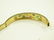 750 YELLOW GOLD GEM-SET HINGED BANGLE BRACELET WITH - 4