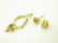 SET (3) 750 YELLOW GOLD CHOCOLATE/WHITE DIAMOND - 6