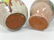 LOT (5) ASSORTED VINTAGE GLAZED REDWARE HANDLED JUGS - 5