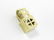 18K YELLOW GOLD AND DIAMOND PENDANT SET WITH (5) 3.0MM - 3