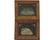 PAIR PETITE AND NEEDLE POINT PANELS, 19TH CENTURY. 7 X