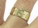 IRISH 14K YELLOW GOLD BAND. RING SIZE 8; 6.01 GRAMS