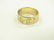 IRISH 14K YELLOW GOLD BAND. RING SIZE 8; 6.01 GRAMS - 4