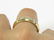 14K YELLOW GOLD AND DIAMOND BAND SET WITH (8) 2.5MM - 2