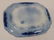 J & G ALCOCK "SCINDE" PATTERN FLOWBLUE PLATTER, 19TH - 2