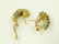 PAIR 750 YELLOW GOLD RAINBOW SEMI-PRECIOUS GEM SET - 2