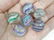 LOT ASSORTED VINTAGE MARBLES - 7