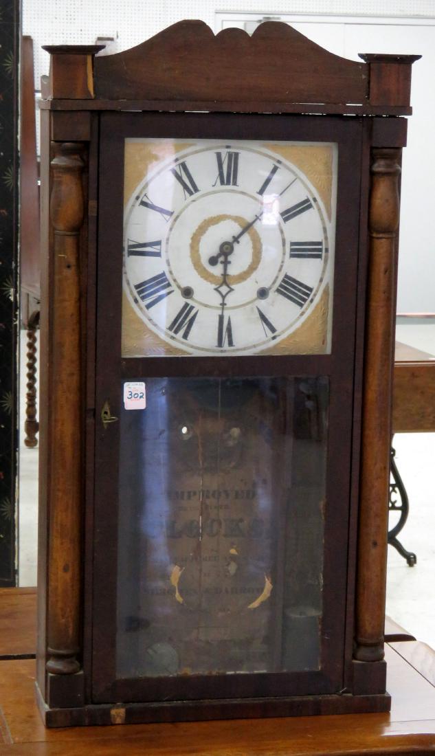 JEROMES AND DARROW MAHOGANY COLUMN AND SPLAT SHELF (1 of 1)