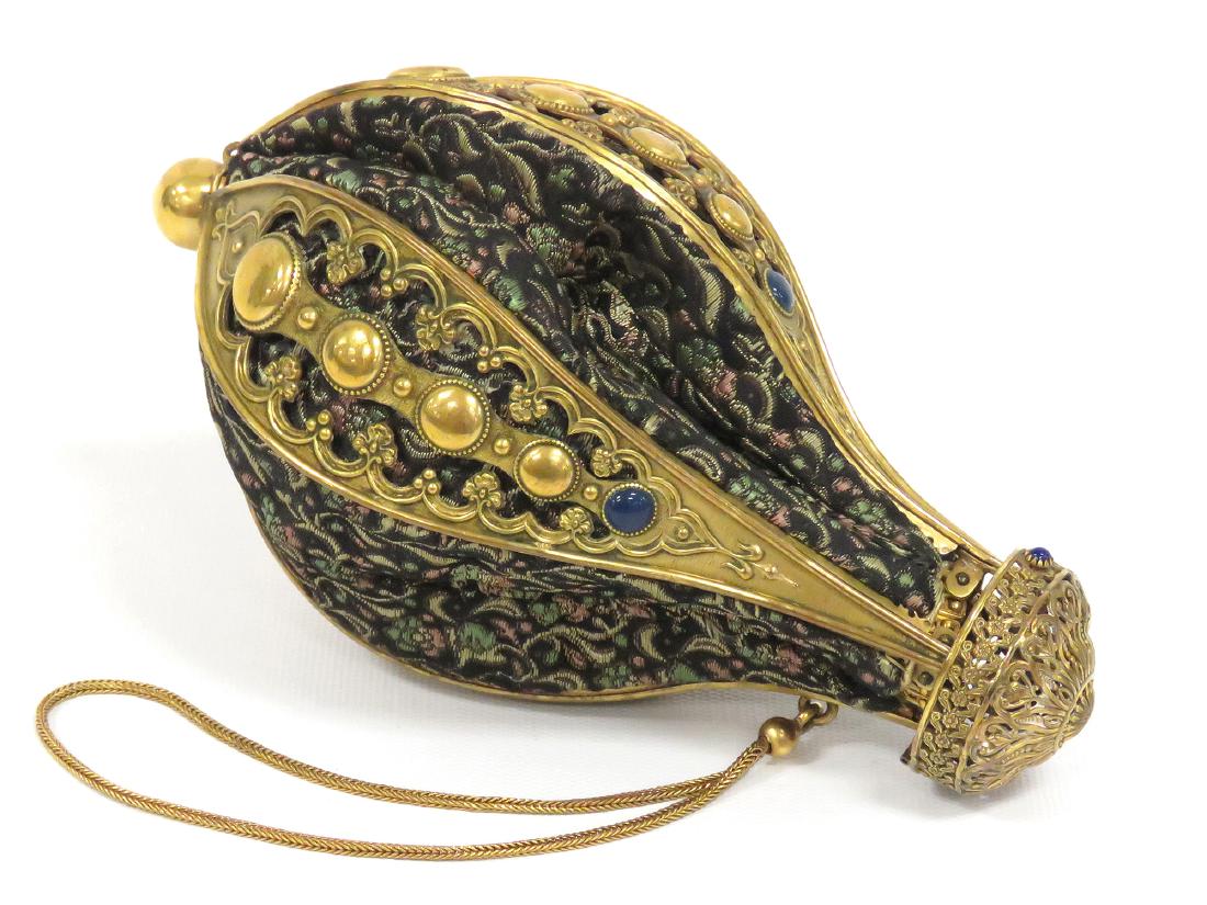 VINTAGE PERSIAN STYLE TAPESTRY FABRIC AND MECHANICAL (1 of 4)