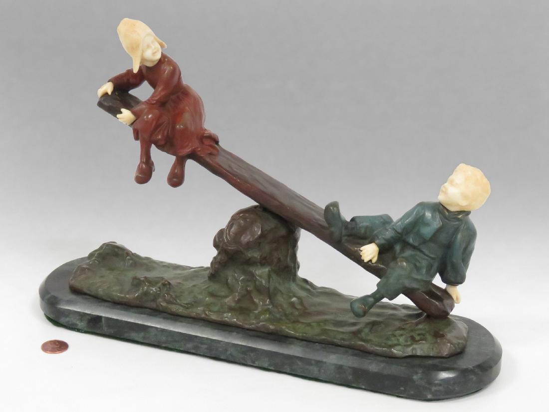 AFTER JOSEPH D'ASTE (ITALIAN 1881-1945), BRONZE, SEE (1 of 4)