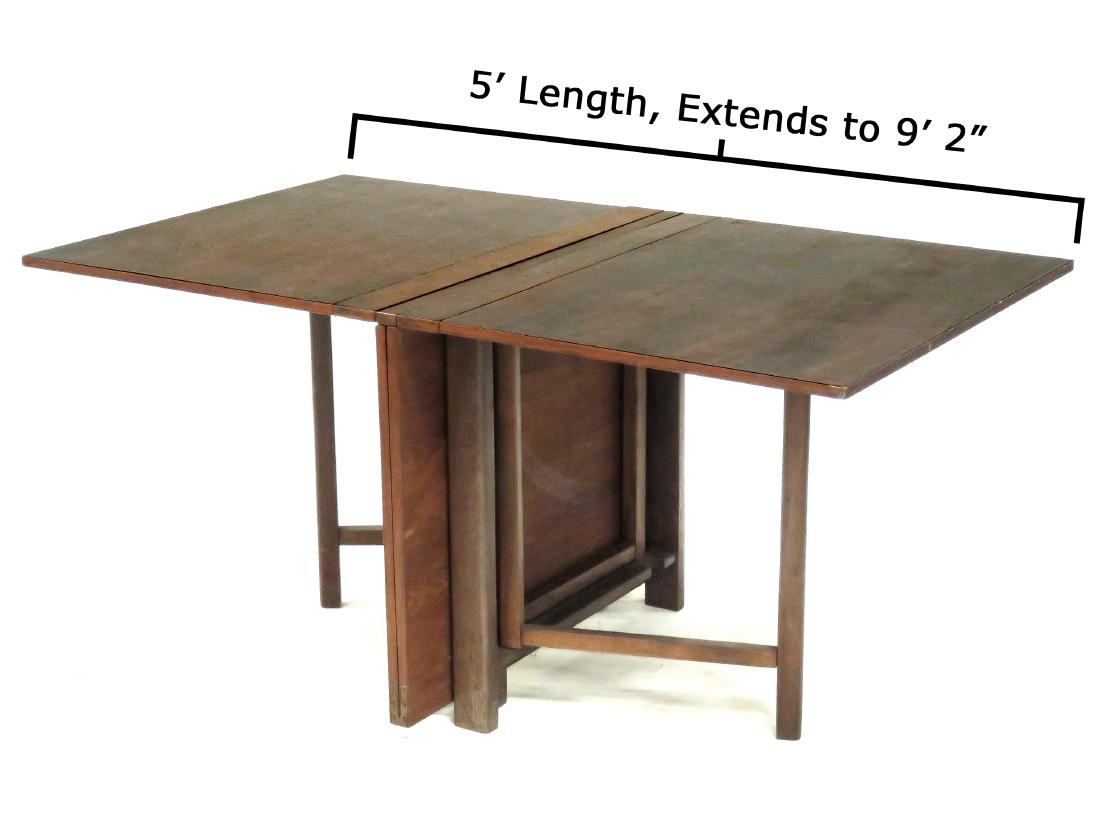 BRUNO MATHSSON "MARIA" DINING TABLE. HEIGHT 29 1/2"; (1 of 3)