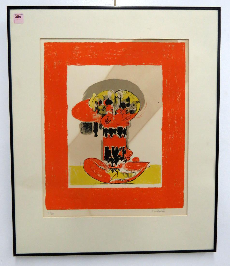 GRAHAM SUTHERLAND (BRITISH 1903-1980), COLORED (1 of 1)