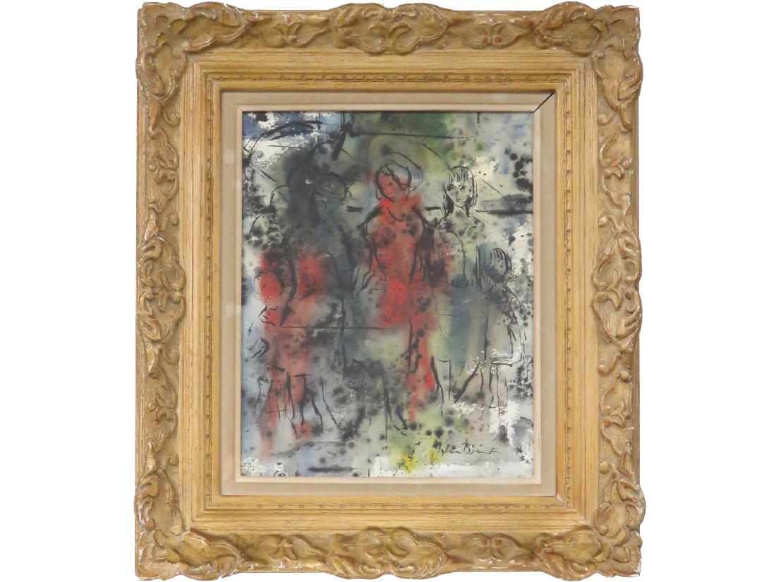 SYLVIA BERNSTEIN (AMERICAN 1918-1990), INK AND (1 of 4)