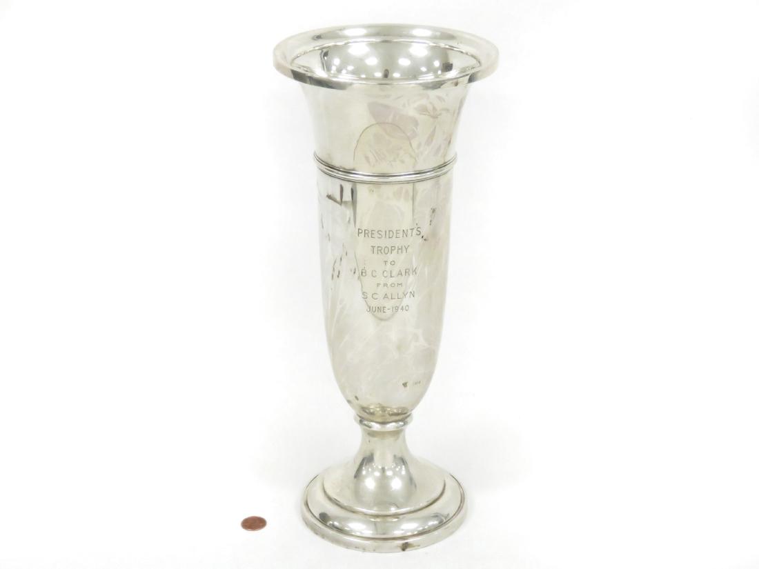 GORHAM/BLACK, STARR & FROST STERLING WEIGHTED TROPHY (1 of 3)