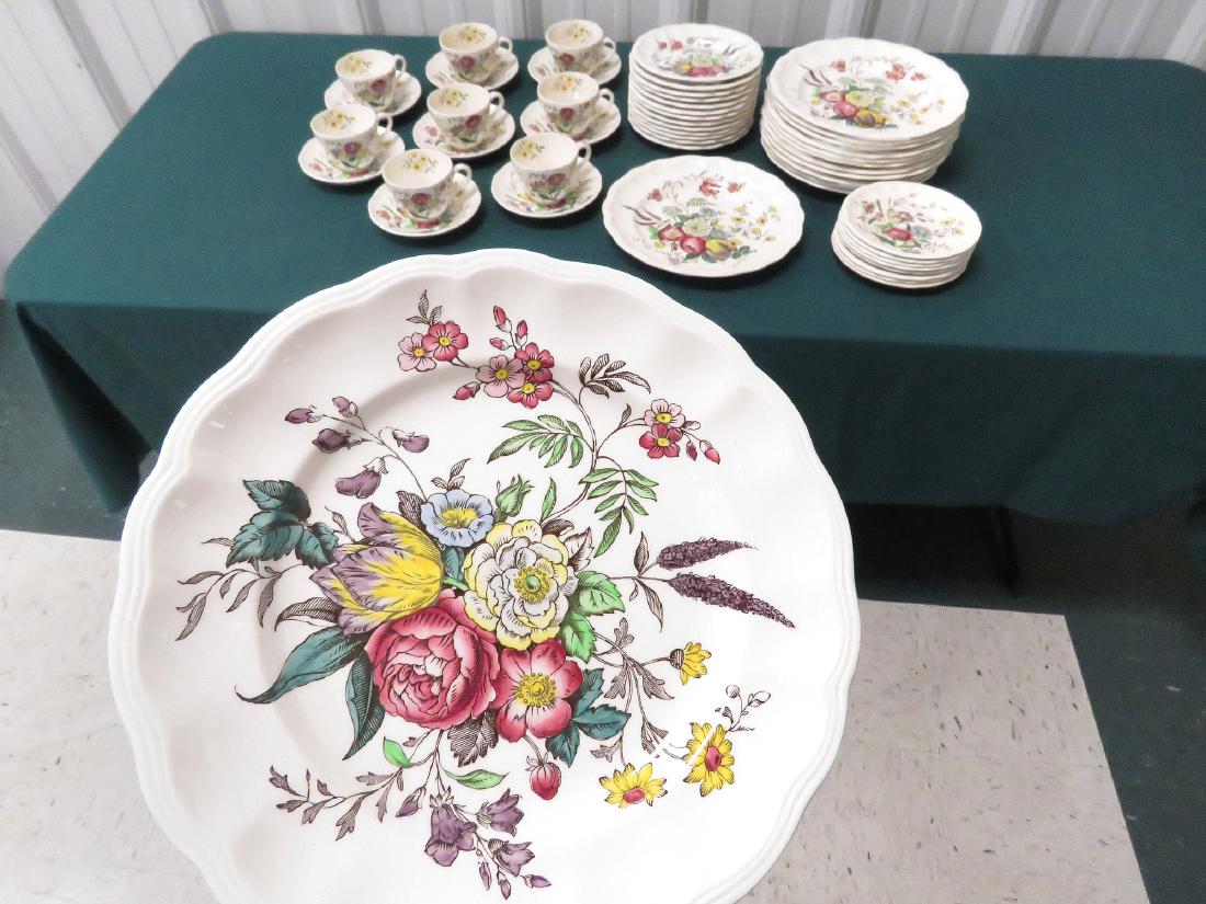 SET COPELAND SPODE "GAINSBOROUGH" DECORATED PORCELAIN (1 of 6)