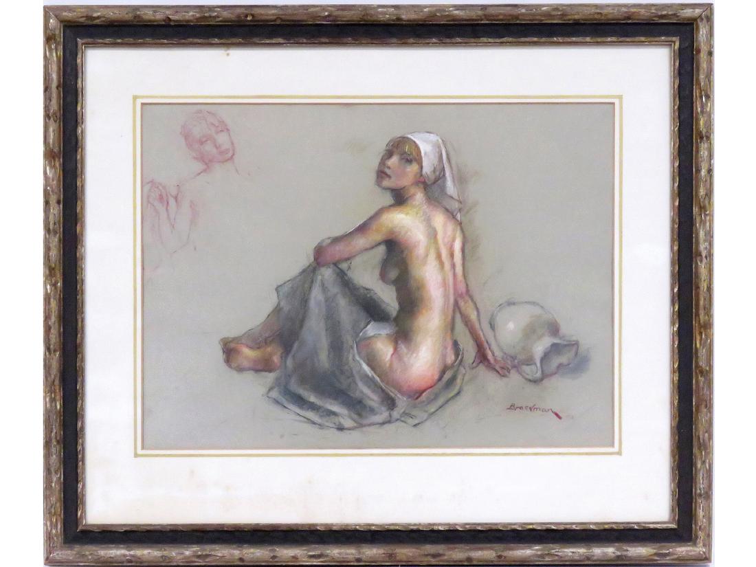 ROBERT BRACKMAN (AMERICAN 1898-1980), PASTEL, STUDY OF (1 of 5)