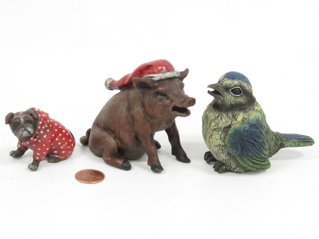 LOT (3) ASSORTED SIGNED COLD PAINTED VIENNA BRONZE (1 of 6)