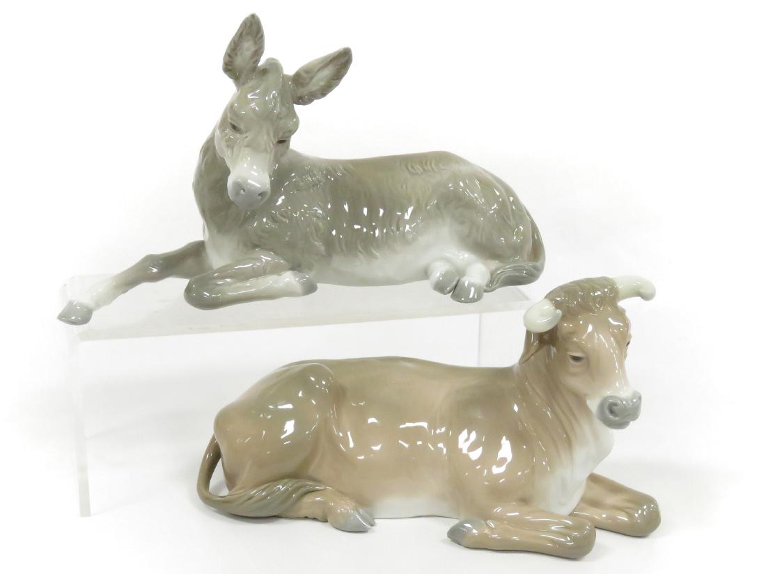 LOT (2) LLADRO PORCELAIN ANIMAL FIGURES INCLUDING (1 of 1)