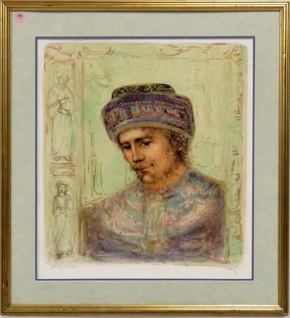 EDNA HIBEL (AMERICAN 1917-2014), MIXED MEDIA (1 of 3)