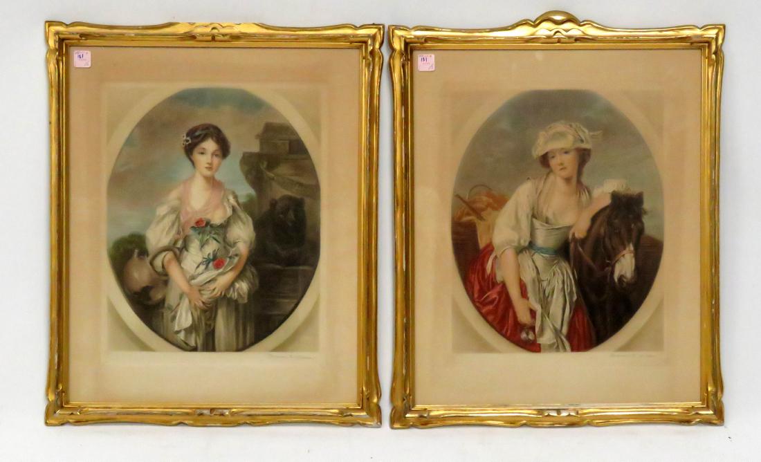 SIDNEY E. WILSON (ENGLISH/AMERICAN 1869-), LOT (2) HAND (1 of 2)