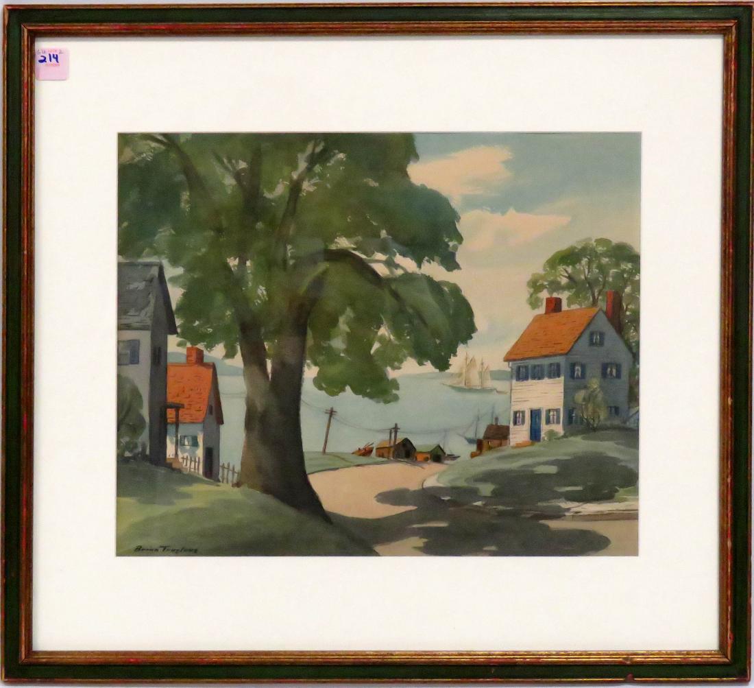 BRIAN TRUELOVE (AMERICAN 20TH CENTURY), WATERCOLOR, (1 of 3)