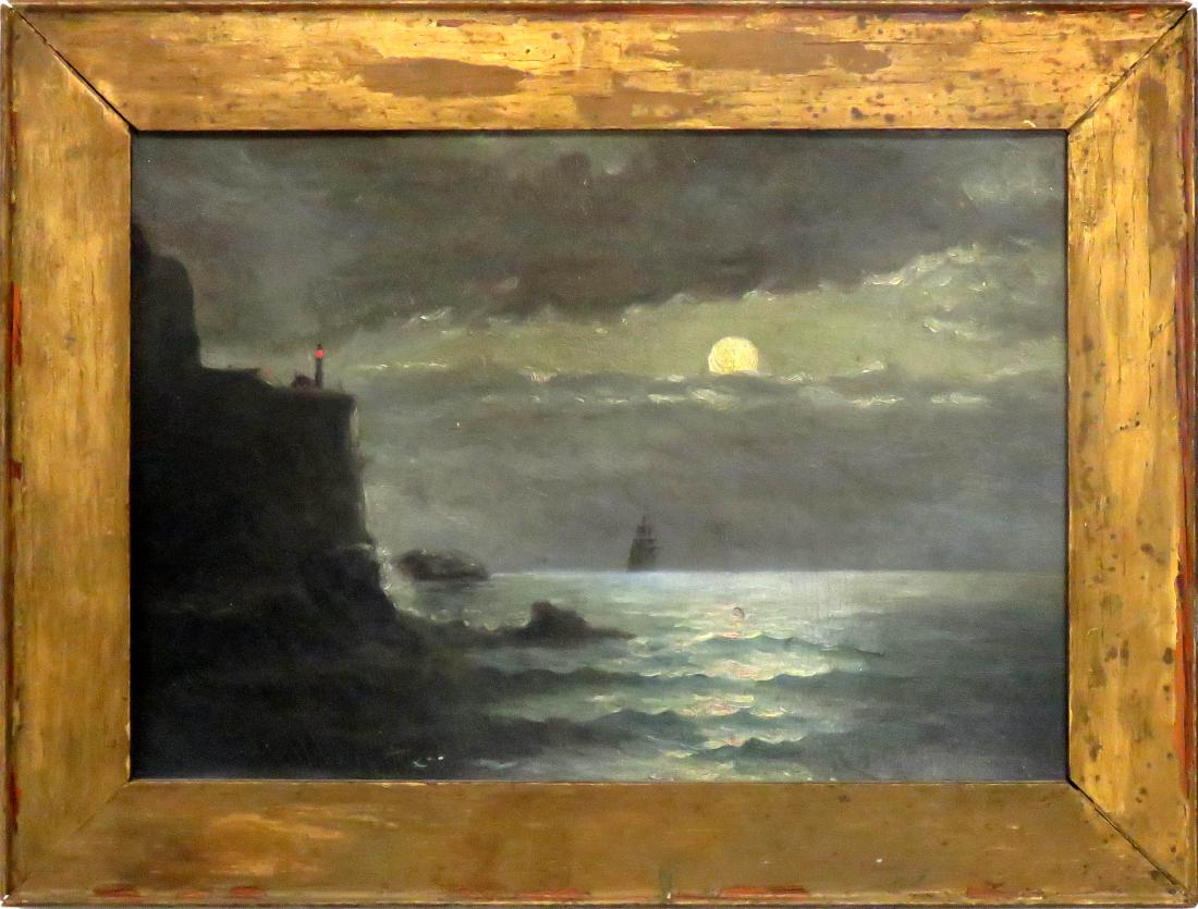 AMERICAN SCHOOL (19/20TH CENTURY), OIL ON ARTIST BOARD, (1 of 3)