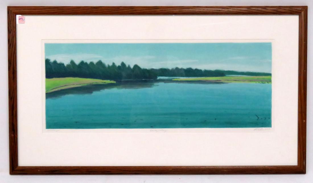 AMERICAN SCHOOL (20TH CENTURY), MONOTYPE, LAKE SHORE (1 of 2)