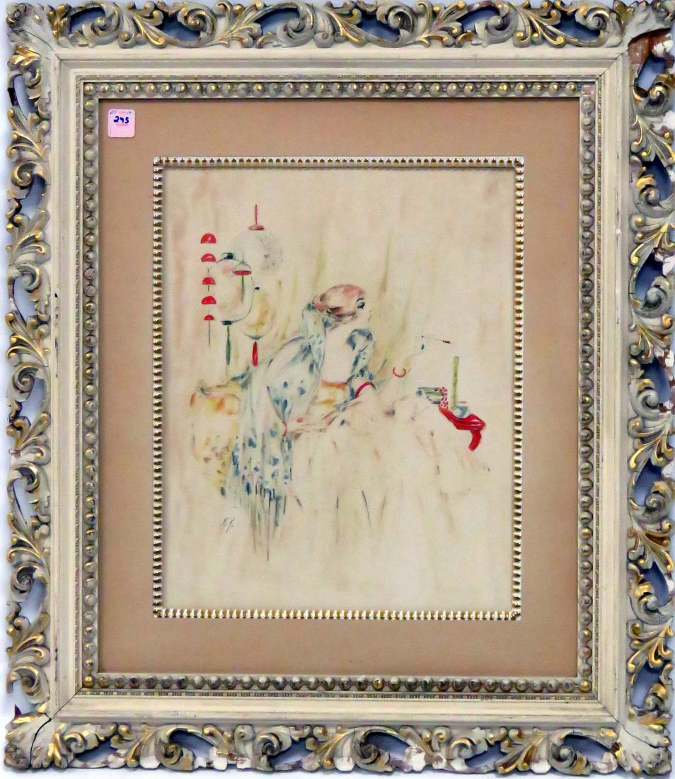 FRENCH SCHOOL (20TH CENTURY), COLORED LITHOGRAPH, (1 of 1)