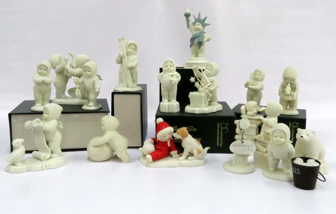 LOT (12) SNOWBABIES INCLUDING WINTER TALES AND OTHERS (1 of 5)