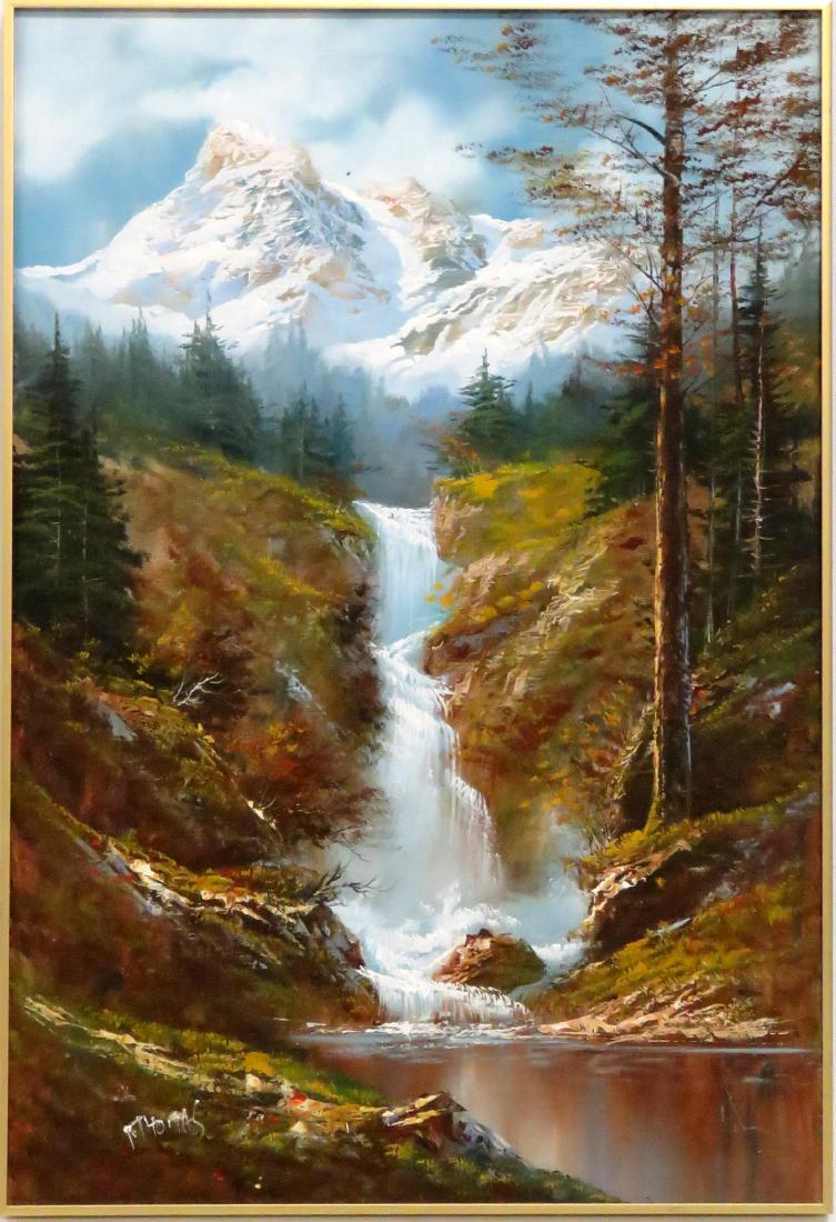 R. THOMAS (EUROPEAN 20TH CENTURY), OIL ON CANVAS, (1 of 1)