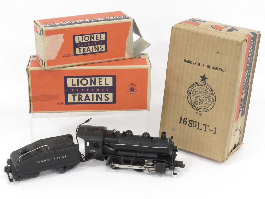 LIONEL #1656 "027" SWITCHER LOCOMOTIVE AND #6403B BELL (1 of 2)