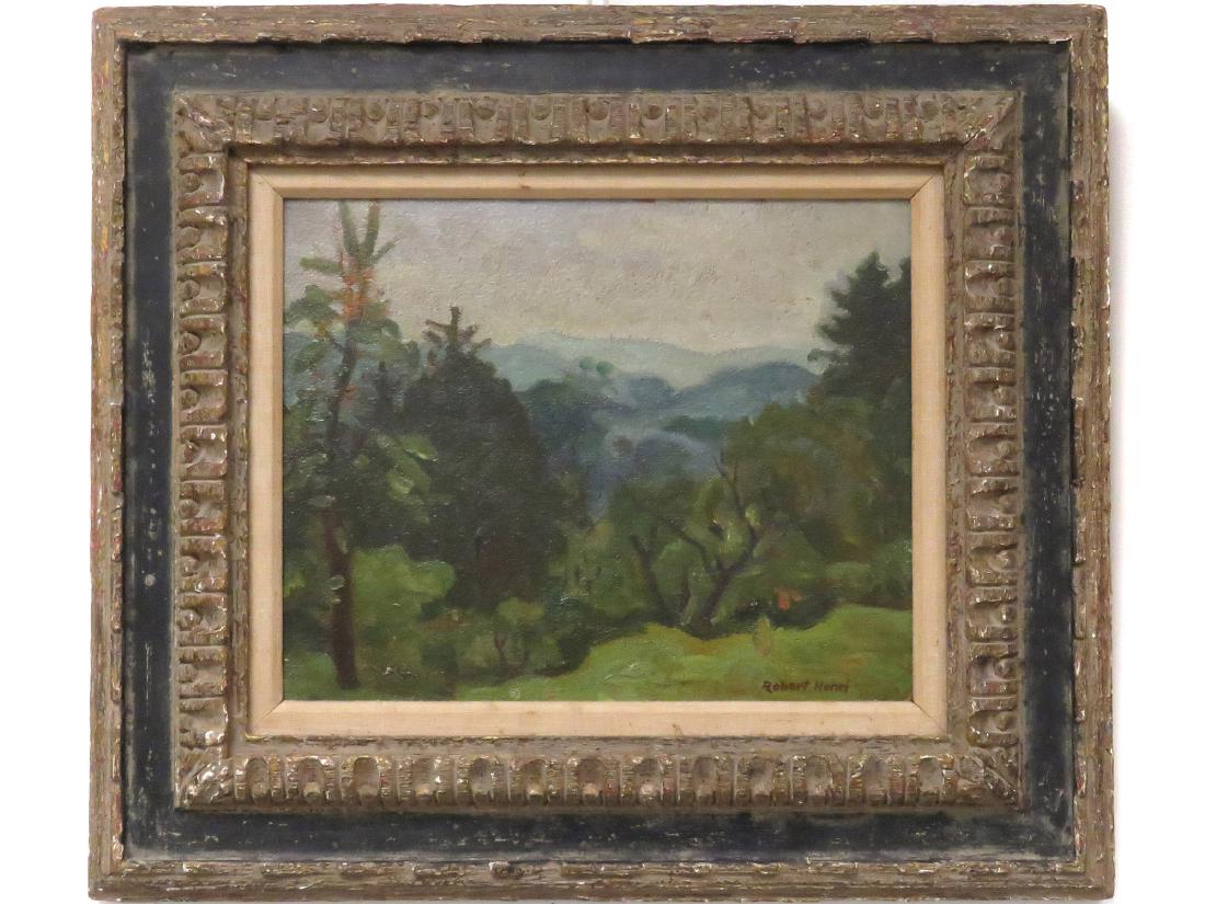 ROBERT HENRI (AMERICAN 1865-1929), OIL ON ARTIST PANEL, (1 of 5)