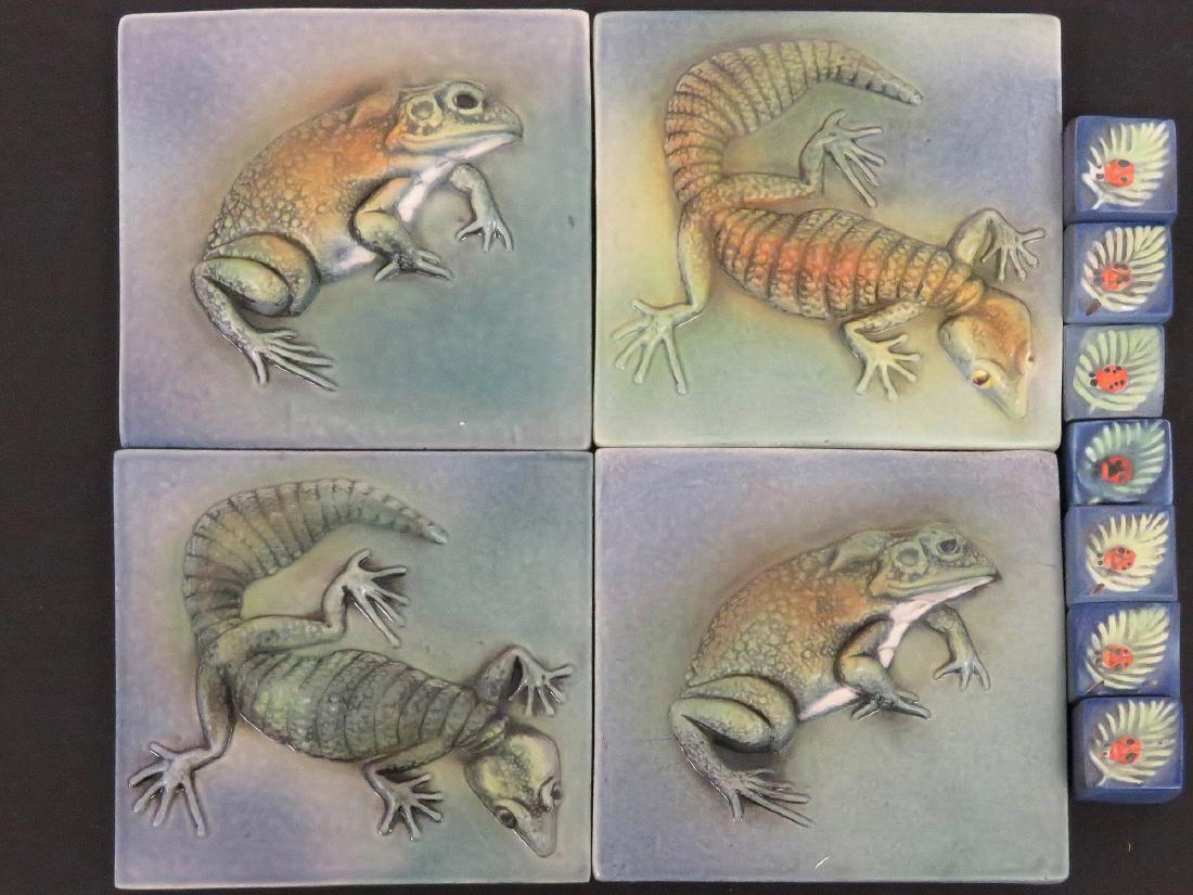 SURVING STUDIO'S HIGH RELIEF CERAMIC TILES, LOT (11) (1 of 1)