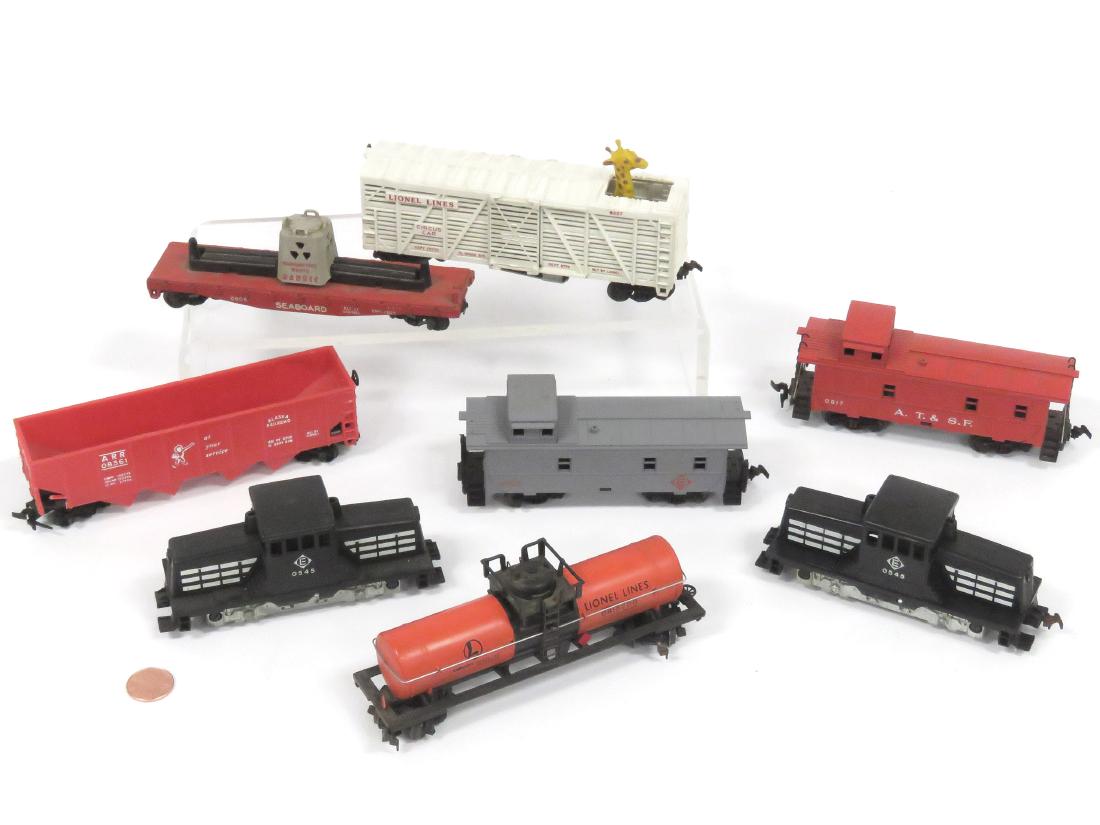 LOT (8) LIONEL HO SCALE INCLUDING #0545 ERIE DIESELS; (1 of 1)