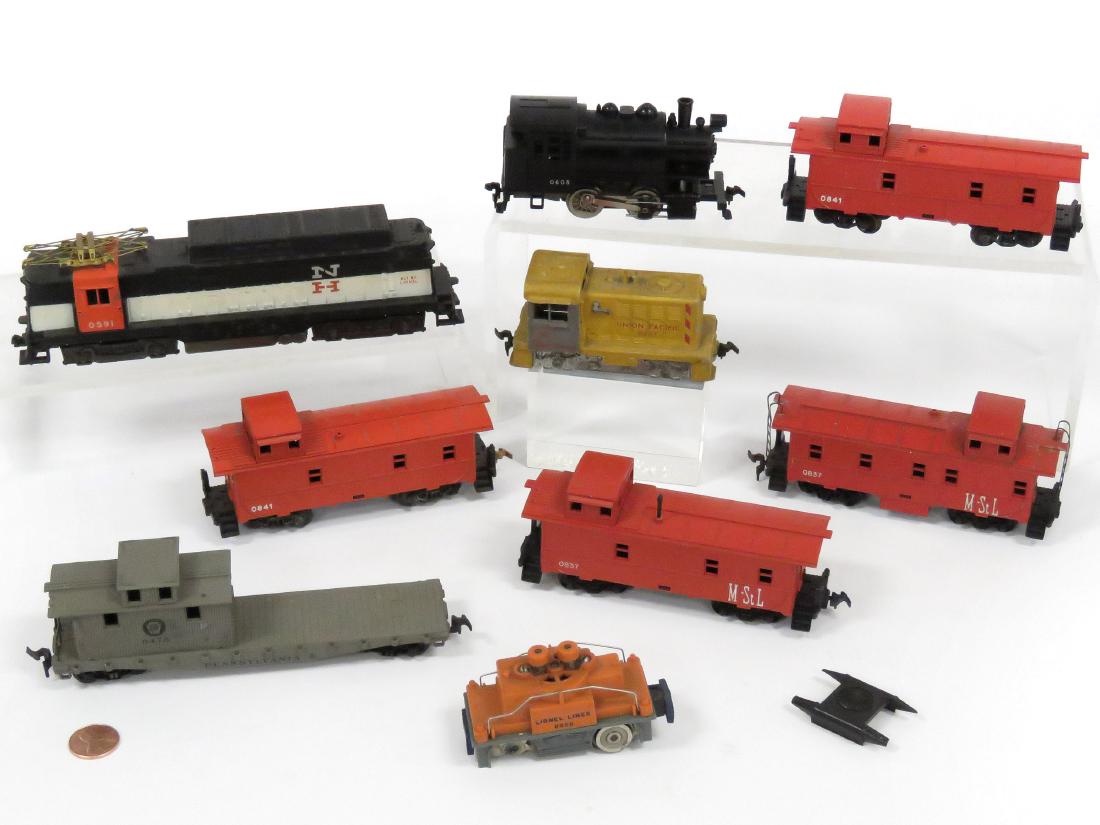 LOT (9) LIONEL HO SCALE INCLUDING #0591 NEW HAVEN (1 of 1)