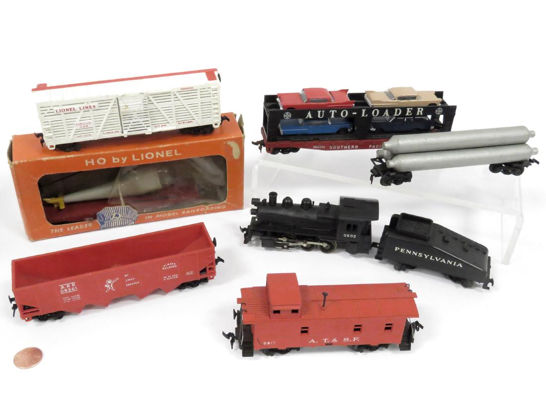 LOT (8) LIONEL HO SCALE INCLUDING #0602 STEAM SWITCHER (1 of 1)