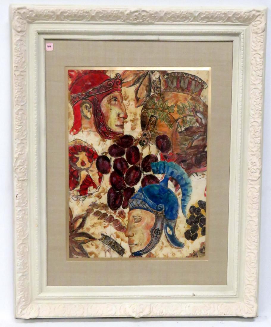 ITALIAN SCHOOL (20TH CENTURY), MIXED MEDIA, WATERCOLOR, (1 of 1)