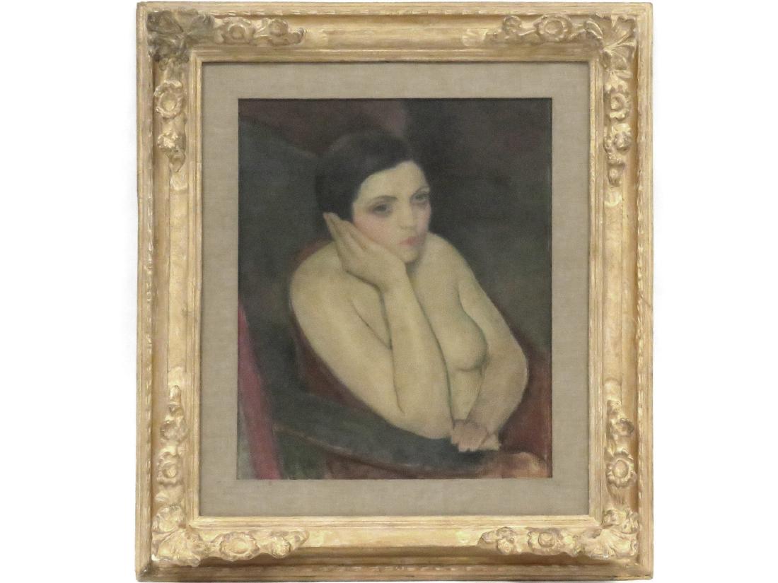 BORIS SOLOTAREFF (RUSSIAN 1889-1966) PASTEL, STUDY OF (1 of 4)