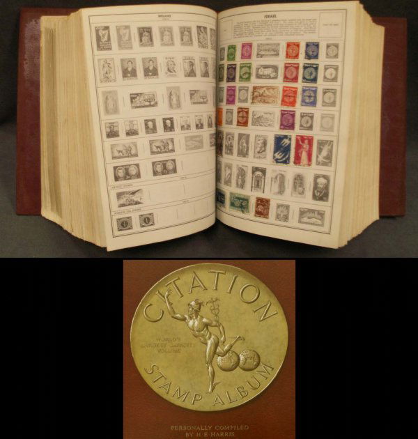 2027 HARRIS CITATION WORLDWIDE STAMP ALBUM CLEAN