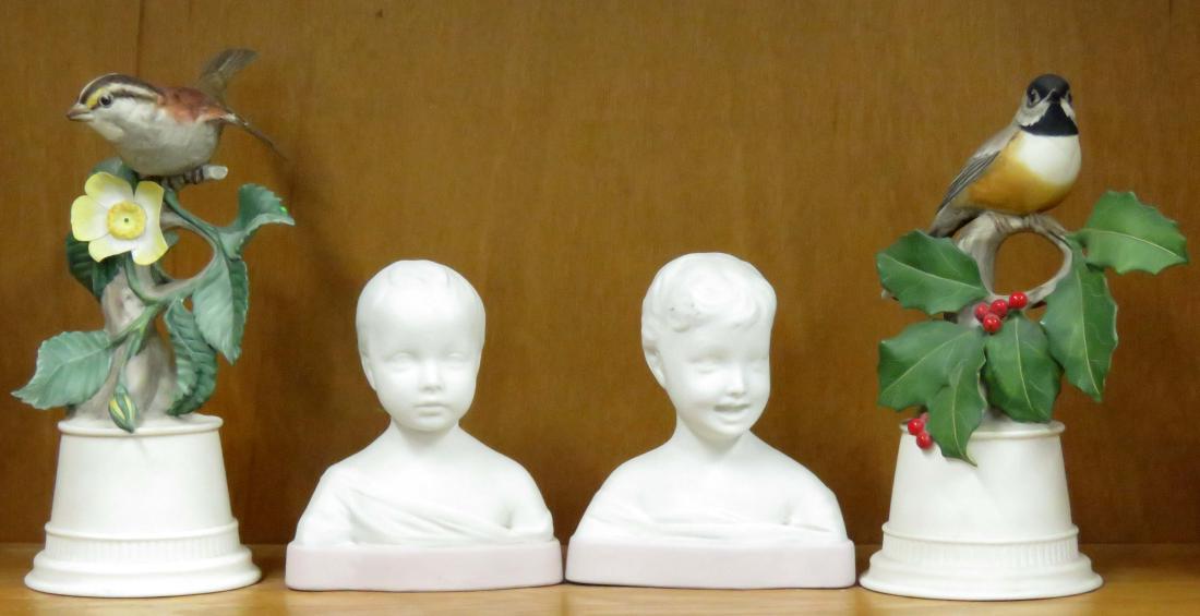 LOT (4) INCLUDING BOEHM PORCELAIN "WHITE THROATED (1 of 1)