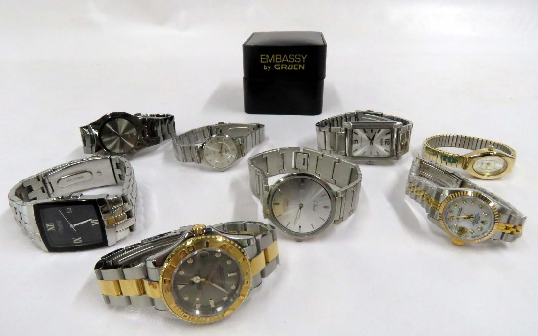 LOT ASSORTED DESIGNER WRISTWATCHES (1 of 1)