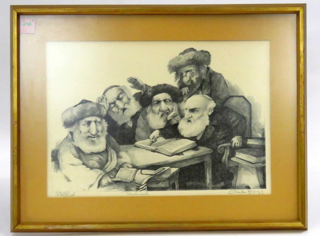 CHARLES BRAGG, LITHOGRAPH, "MIDRASH", SIGNED A/P. (1 of 1)