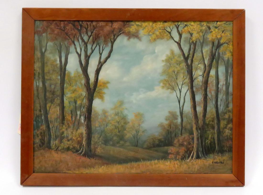 ELLEN NICOTRA (AMERICAN 20TH CENTURY), OIL ON CANVAS, (1 of 1)