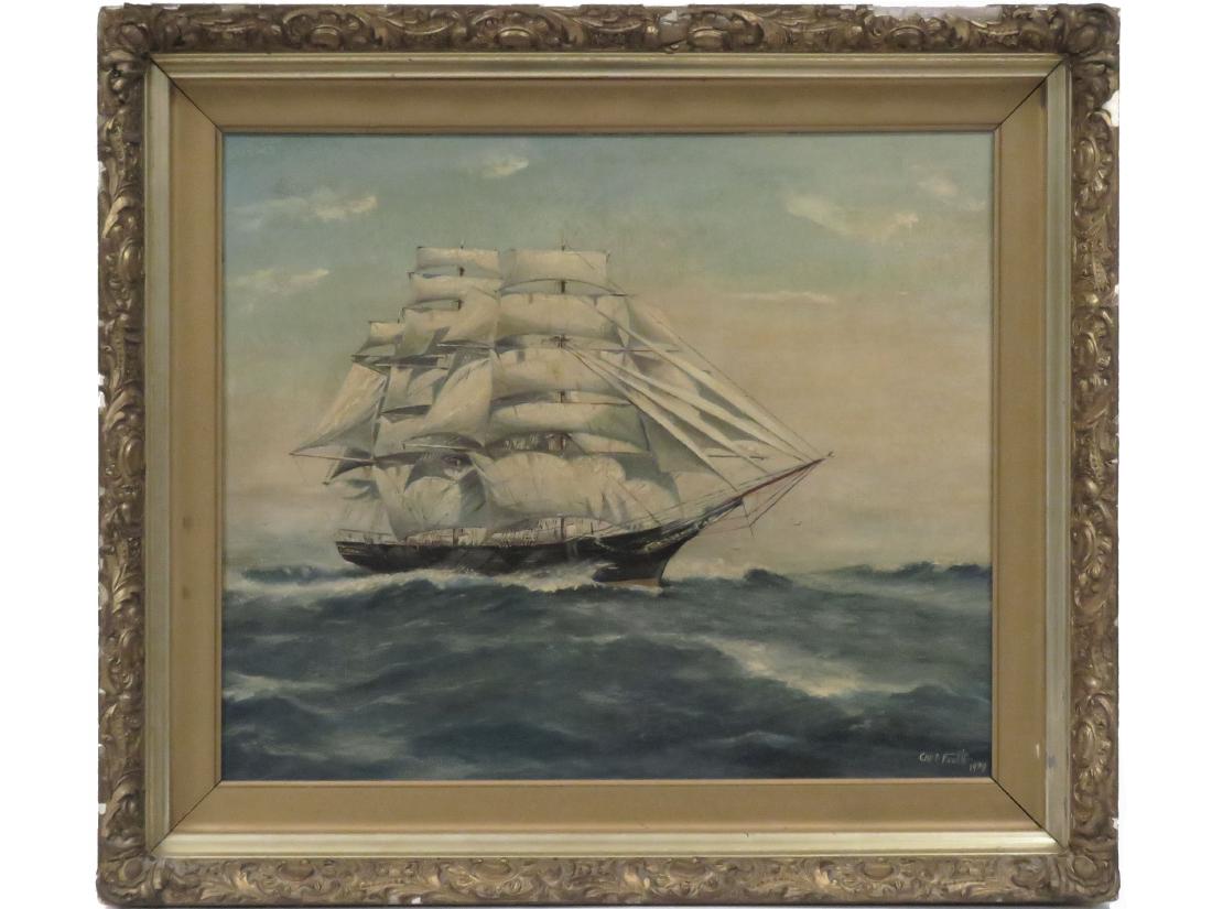 AMERICAN SCHOOL (20TH CENTURY), OIL ON CANVAS BOARD, (1 of 5)